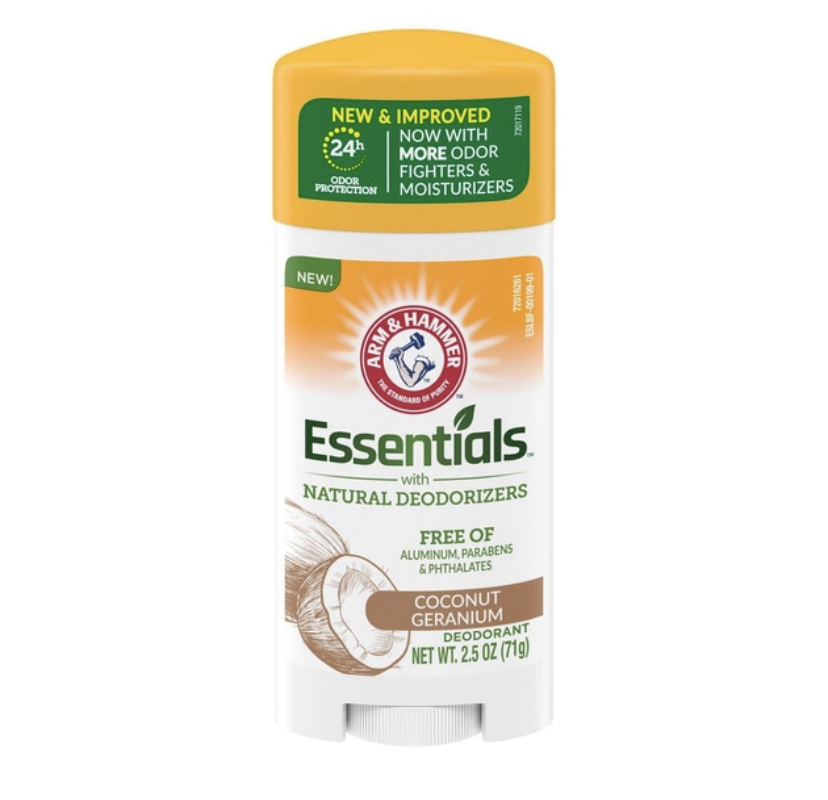 Arm & Hammer Essentials with Natural Deodorizers Coconut Geranium 71ml - Натуральний дезодорант Arm & Hammer Essentials with Natural Deodorizers Coconut Geranium 71ml - Натуральний дезодорант